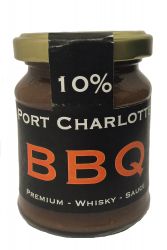 BBQ-Sauce mit Bruichladdich Port Charlotte Whisky 140ml/160g Glas