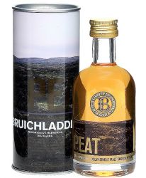 Bruichladdich Peat Single Malt Whisky Miniatur 5 cl