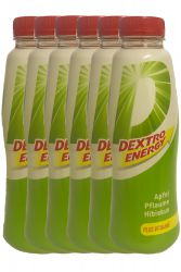 D by Dextro Energy Erfrischungsgetrnk Apfel-Pflaume-Hibiskus PLUS VITAMINE 6 x 0,50 Liter