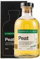 Elements of Islay Peat Full Proof Whisky 59,3 % 0,5 Liter