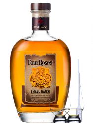 Four Roses Small Batch Straight Bourbon 0,7 Liter + 2 Glencairn Gläser + Einwegpipette 1 Stück