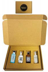 Geschenkbox mit 4 Gin Miniaturen Set 1