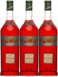 Giffard Cranberry Sirup 3 x 1,0 Liter