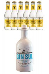Gin Sul Handcrafted Altona German Dry 0,5 Liter + 6 Fever Tree Tonic 0,2 Liter