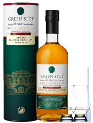 Green Spot Chateau Leoville Barton Whiskey 0,7 Liter + 2 Glencairn Glser + Einwegpipette 1 Stck