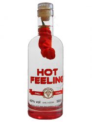 Hot Feeling Penis Vodka 0,5 Liter (rote Chili Schote)