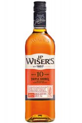 JP Wiser's Triple Barrel 10 Jahre 40% 0,7 Liter