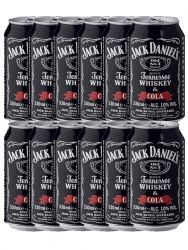 Jack Daniels & Cola in Dose 12 x 0,33 Liter