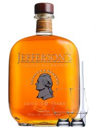 Jeffersons Rye 10 Jahre 0,7 Liter + 2 Glencairn Glser + Einwegpipette 1 Stck