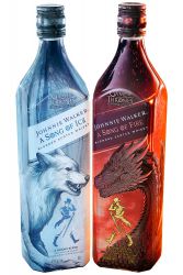 Johnnie Walker FIRE + ICE Limitierte Edition Game of Thrones Je 1 Flasche