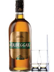 Kilbeggan Irish Whiskey 0,7 Liter + 2 Glencairn Glser + Einwegpipette 1 Stck