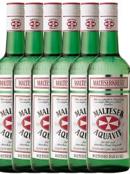Malteserkreuz Aquavit Deutschland 6 x 0,7 Liter