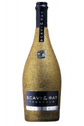 Scavi & Ray Prosecco Spumante GLITZER - GOLD - EDITION 0,75 Liter