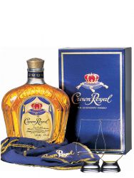 Seagrams Crown Royal The Legandary Whiskey 0,7 Liter + 2 Glencairn Glser