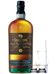 The Singleton of Dufftown 18 Jahre Single Malt Whisky 0,7 Liter + 2 Glencairn Glser + Einwegpipette