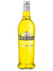 Trojka Zitrone Likr mit Wodka YELLOW 0,7 Liter
