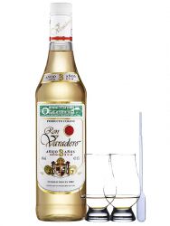 Varadero Blanco Rum 3 Jahre 0,7 Liter + 2 Glencairn Glser und Einwegpipette