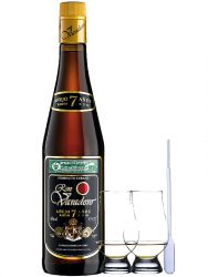 Varadero Rum Anejo 7 Jahre 0,7 Liter + 2 Glencairn Glser und Einwegpipette