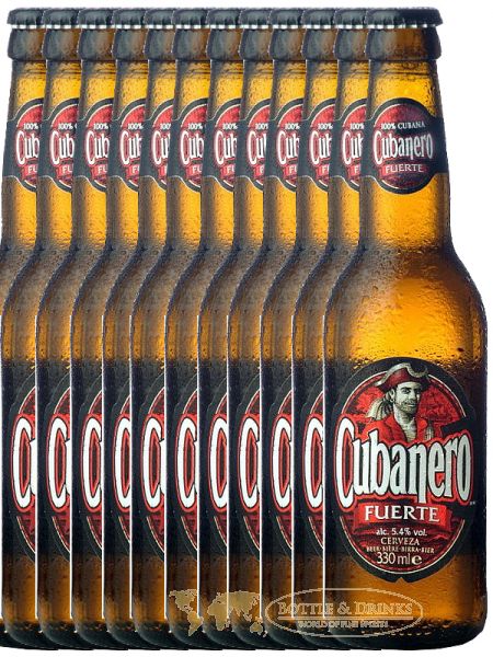 Cerveza Cubanero Bucanero Kuba Bier in DOSE 12 x 0,33 Liter - Bottle &  Drinks - Whisky, Rum & Spirituosen Online Shop