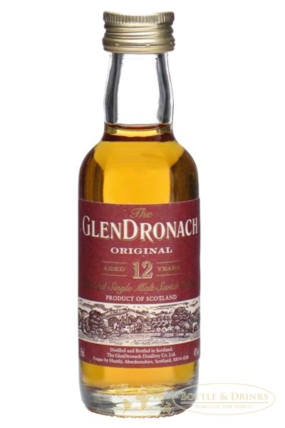 Jahre 5cl Whisky 12 Single Malt Glendronach Original