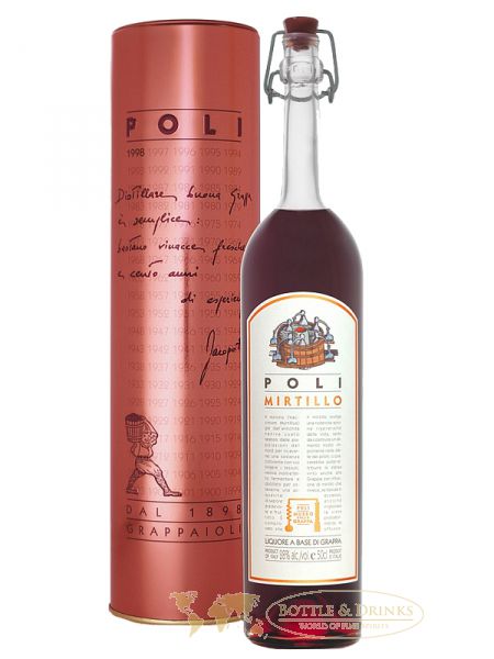 Jacopo Poli Mirtillo Italien 0,5 Liter - Bottle & Drinks - Whisky, Rum &  Spirituosen Online Shop