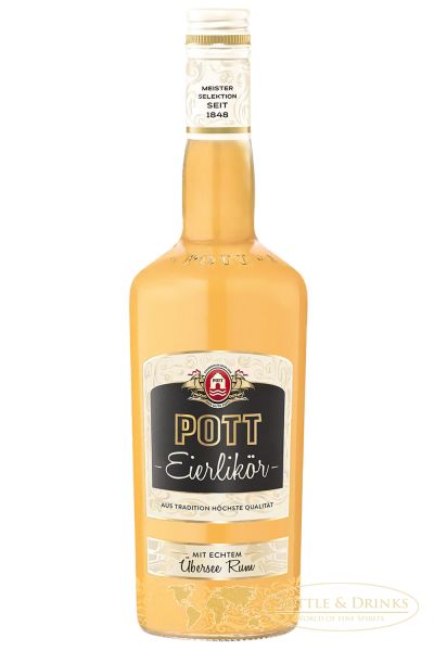 Whisky, Liter Pott 0,7 Eierlikör Spirituosen - & Online % Shop Bottle 16 Original Drinks - Rum &