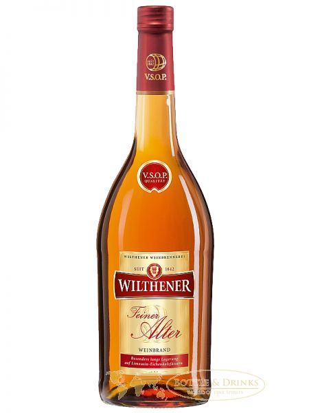 Wilthener Weinbrand VSOP feiner alter Wilthener 0,7 Liter - Bottle & Drinks  - Whisky, Rum & Spirituosen Online Shop