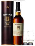 Aberlour 10 Jahre Single Malt Whisky 0,7 Liter + 2 Glencairn Gläser