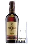 Abuelo Anejo 7 Jahre Rum Panama 0,7 Liter + 2 Glencairn Glser und Einwegpipette