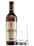 Abuelo Anejo Reserva Especial Rum Panama 0,7 Liter + 2 Glencairn Glser + Einwegpipette 1 Stck