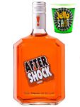 After Shock Fizzy Orange Likör 0,7 Liter + Jello Shot Waldmeister Wackelpudding mit Wodka 42 Gramm Becher
