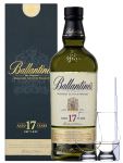Ballantines 17 Jahre Blended Scotch Whisky 0,7 Liter + 2 Glencairn Gläser + Einwegpipette 1 Stück