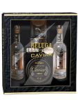 Beluga Set Vodka  2x50ml & Stör-Caviar 25g plus 1 Glas
