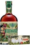 Don Papa Rum BAROKO 0,7 Liter + 3 Don Papa Rum Glser