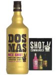 Dos Mas MEX SHOT mit Tequila 0,7 Liter + Pokerspiel