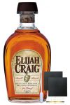 Elijah Craig 12 Jahre Straight Bourbon Whiskey 0,7 Liter + 2 Schieferuntersetzer 9,5 cm + Einwegpipette 1 Stück