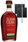 Elijah Craig Barrel Proof Bourbon Whiskey 0,7 Liter + 2 Schieferuntersetzer 9,5 cm + Einwegpipette 1 Stück