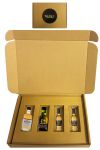 Geschenkbox mit 4 Schottland Whisky Miniaturen (mild)