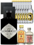 Gin-Set Hendricks Gin 0,7 Liter + Siegfried Gin 4cl + Gordons Gin 5cl + 8 Thomas Henry Tonic 0,2 Liter + 2 Schieferuntersetzer