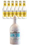Gin Sul Handcrafted Altona German Dry 0,5 Liter + 6 Fever Tree Tonic 0,2 Liter