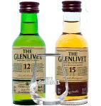 Glenlivet Mini Collection 2 x 5 cl mit Nosingglas