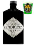 Hendricks Gin Small Batch 0,7 Liter + Jello Shot Waldmeister Wackelpudding mit Wodka 42 Gramm Becher