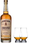 Jameson Crested Irish Whiskey 0,7 Liter + 2 Glencairn Gläser