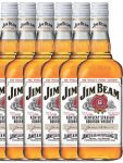 Jim Beam Bourbon Whiskey USA 6 x 1,0 Liter
