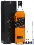 Johnnie Walker 12 Jahre Black Label 0,7 Liter + 2 Glencairn Gläser + Einwegpipette 1 Stück