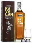 Kavalan Classic Single Malt Whisky 0,7 Liter + 2 Glencairn Gläser