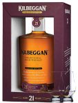 Kilbeggan 21 Jahre Irish Whiskey 0,7 Liter + 2 Glencairn Gläser + Einwegpipette 1 Stück