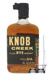 Knob Creek RYE Kentucky Straight Bourbon 0,7 Liter + 2 Glencairn Gläser + Einwegpipette 1 Stück