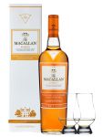 Macallan Amber 1824 Edition Single Malt Whisky 0,7 Liter + 2 Glencairn Gläser