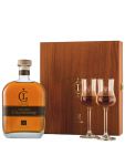 Marzadro Grappa GIARE Chardonnay 0,7 Liter + 2 Gläser in edler Holzkiste